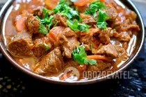 Смажена яловичина з овочами на сковороді - Крок 8 Смажена яловичина з овочами на сковороді - Крок 8