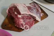 Смажена баранина на сковороді - Крок 1 Смажена баранина на сковороді - Крок 1