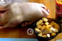 Жареная утка в рукаве - Шаг 1 Жареная утка в рукаве - Шаг 1