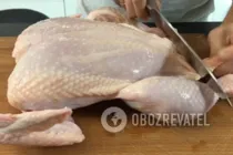 Смажена курка з апельсинами - Крок 1 Смажена курка з апельсинами - Крок 1