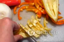 Жареная курица с овощами - Шаг 1 Жареная курица с овощами - Шаг 1