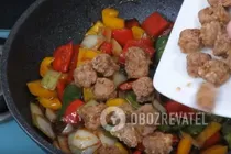 Жареная говядина по-китайски - Шаг 7 Жареная говядина по-китайски - Шаг 7