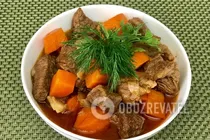 Смажена яловичина з овочами - Крок 7 Смажена яловичина з овочами - Крок 7
