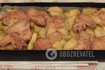 Тушеная курица с картошкой в духовке - Шаг 6 Тушеная курица с картошкой в духовке - Шаг 6