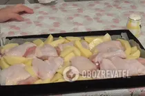 Тушеная курица с картошкой в духовке - Шаг 4 Тушеная курица с картошкой в духовке - Шаг 4