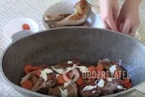 Тушкована курка в казані - Крок 4 Тушкована курка в казані - Крок 4