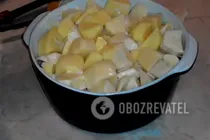 Тушкована курка з картоплею та томатною пастою - Крок 7 Тушкована курка з картоплею та томатною пастою - Крок 7