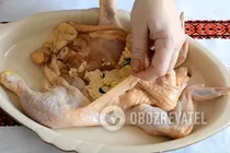 Фаршированная курица без костей - Шаг 8 Фаршированная курица без костей - Шаг 8