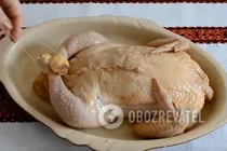 Фаршированная курица без костей - Шаг 9 Фаршированная курица без костей - Шаг 9