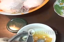 Жареная курица в медово-горчичном соусе - Шаг 2 Жареная курица в медово-горчичном соусе - Шаг 2