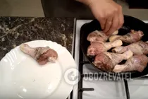 Тушкована курка у вершках - Крок 3 Тушкована курка у вершках - Крок 3