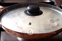 Тушеная курица в сливочно-сырном соусе - Шаг 5 Тушеная курица в сливочно-сырном соусе - Шаг 5