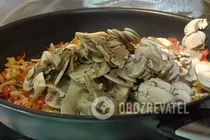 Курка, тушкована під вершково-грибним соусом - Крок 5 Курка, тушкована під вершково-грибним соусом - Крок 5