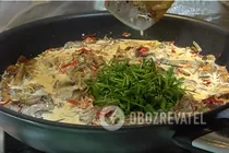Курка, тушкована під вершково-грибним соусом - Крок 7 Курка, тушкована під вершково-грибним соусом - Крок 7