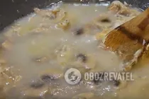 Тушкована курка з грибами у вершковому соусі - Крок 9 Тушкована курка з грибами у вершковому соусі - Крок 9