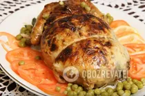Фарширована курка в духовці - Крок 8 Фарширована курка в духовці - Крок 8