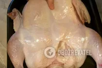 Курица, фаршированная картофелем - Шаг 1 Курица, фаршированная картофелем - Шаг 1