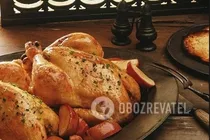Курица, фаршированная яблоками - Шаг 7 Курица, фаршированная яблоками - Шаг 7
