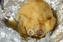 Курица, фаршированная яблоками - Шаг 6 Курица, фаршированная яблоками - Шаг 6