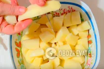 Тушкована курка з картоплею у вершках - Крок 7 Тушкована курка з картоплею у вершках - Крок 7