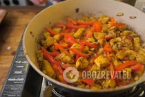 Курица, тушеная в сливках с карри - Шаг 9 Курица, тушеная в сливках с карри - Шаг 9