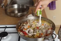 Тушеные окорочка с овощами - Шаг 6 Тушеные окорочка с овощами - Шаг 6