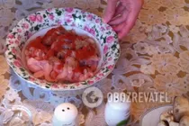 Тушкована курка з печерицями - Крок 1 Тушкована курка з печерицями - Крок 1