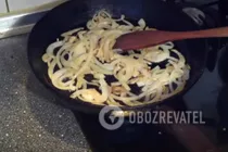 Тушкована курка з печерицями - Крок 4 Тушкована курка з печерицями - Крок 4