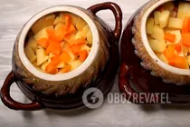 Тушкована курка з картоплею в горщику - Крок 8 Тушкована курка з картоплею в горщику - Крок 8