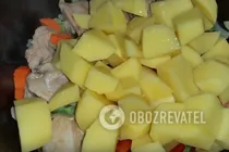 Тушкована курка з картоплею та овочами в мультиварці - Крок 9 Тушкована курка з картоплею та овочами в мультиварці - Крок 9