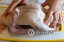 Фаршированная утка в утятнице - Шаг 3 Фаршированная утка в утятнице - Шаг 3