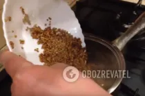 Качка, фарширована кашею - Крок 3 Качка, фарширована кашею - Крок 3