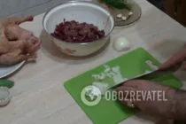 Качка, фарширована потрухами - Крок 3 Качка, фарширована потрухами - Крок 3