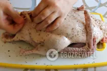 Фаршированная утка в утятнице - Шаг 4 Фаршированная утка в утятнице - Шаг 4