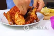Качка, фарширована чорносливом, рисом і яблуками - Крок 3 Качка, фарширована чорносливом, рисом і яблуками - Крок 3
