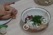 Качка, фарширована потрухами - Крок 4 Качка, фарширована потрухами - Крок 4