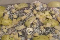 Тушеные окорочка с яблоками и сыром - Шаг 6 Тушеные окорочка с яблоками и сыром - Шаг 6