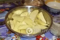 Курка з картоплею в рукаві - Крок 2 Курка з картоплею в рукаві - Крок 2