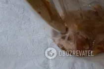 Курица в рукаве с медом и горчицей - Шаг 5 Курица в рукаве с медом и горчицей - Шаг 5