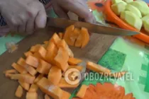 Курка в рукаві з овочами - Крок 6 Курка в рукаві з овочами - Крок 6