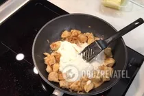 Жареное куриное филе с луком - Шаг 6 Жареное куриное филе с луком - Шаг 6