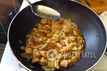 Жареное куриное филе по-корейски - Шаг 6 Жареное куриное филе по-корейски - Шаг 6