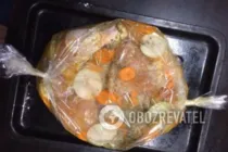 Курка в рукаві з рисом - Крок 7 Курка в рукаві з рисом - Крок 7