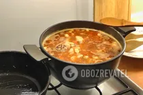Тушеная курица с фасолью и луком - Шаг 12 Тушеная курица с фасолью и луком - Шаг 12