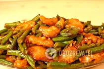 Тушеная курица со стручковой фасолью - Шаг 13 Тушеная курица со стручковой фасолью - Шаг 13