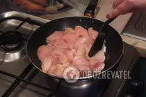 Тушеная курица с плавленым сыром - Шаг 2 Тушеная курица с плавленым сыром - Шаг 2