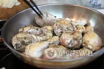 Курица, тушеная в сырном соусе - Шаг 2 Курица, тушеная в сырном соусе - Шаг 2