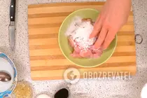 Тушеная курица со стручковой фасолью - Шаг 2 Тушеная курица со стручковой фасолью - Шаг 2