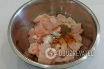 Тушкована курка з квасолею в томатному соусі - Крок 2 Тушкована курка з квасолею в томатному соусі - Крок 2