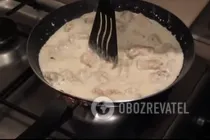Тушеная курица с плавленым сыром - Шаг 5 Тушеная курица с плавленым сыром - Шаг 5